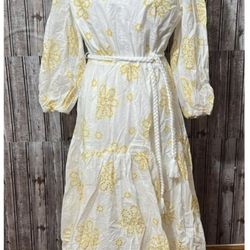 Alexis Yellow Floral Women's Maxi Dress