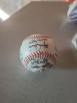 Multi-Signed Autographed Baseball