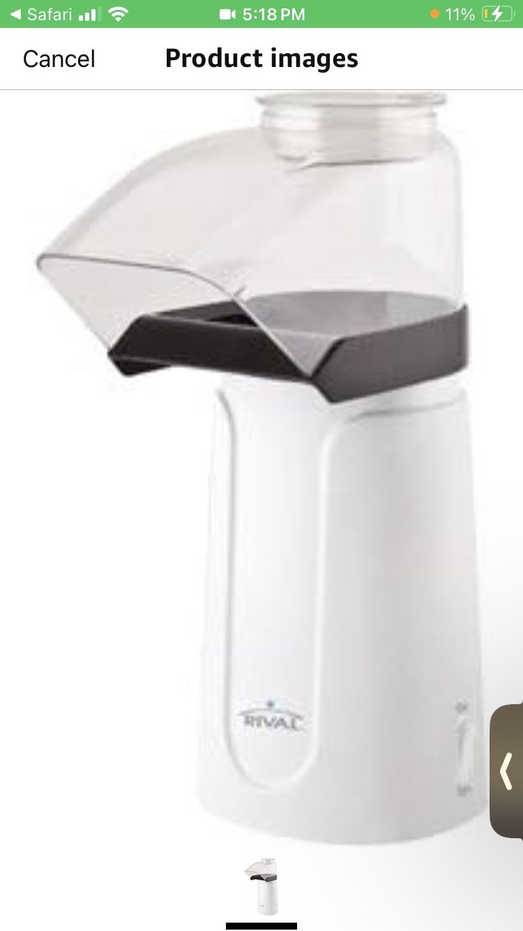 Rival Electric Popcorn Popper 🍿
