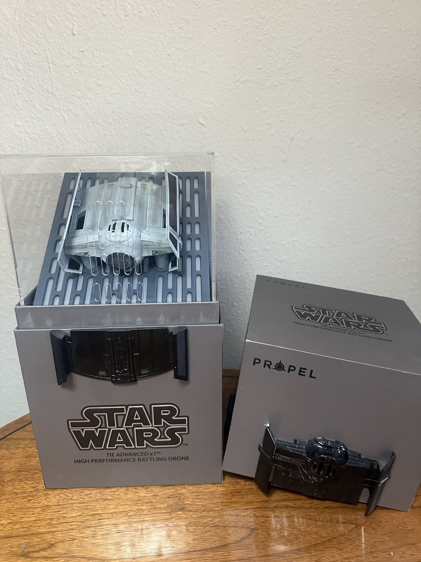 Star Wars Tie Fighter Battling Drone