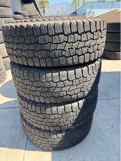 275/65r18 Cooper tires en excelentes condiciones de vida las 4