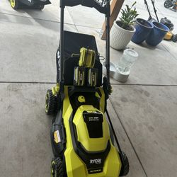 RYOBI 40V HP Brushless 21 in. Cordless Battery Walk Behind Self-Propelled Lawn Mower with (2) 6.0 Ah Batteries and Charger