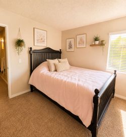 Queen Wooden Spindle Bed - Must Go Before July 22