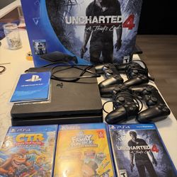 Sony Playstation 4 500 Gb Uncharted 4 Limited Edition Black