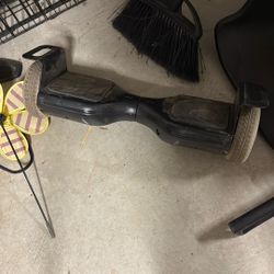 Bluetooth Hover Board With Cart Attachment 