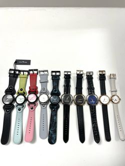 10 Authentic Marc Jacobs Women’s Watches – Original Bands – Sold as a Lot