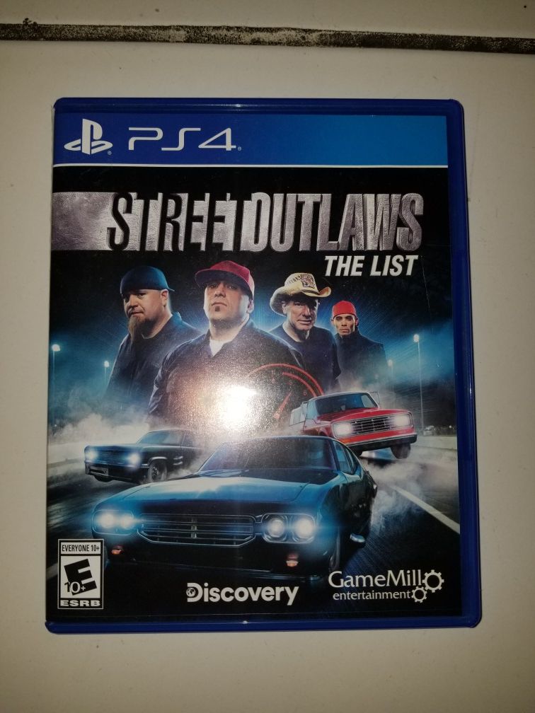 Street outlaws game for ps4