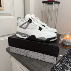 Jordan 4 Retro White Cement