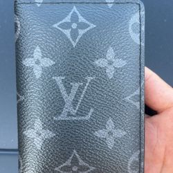 Lv Black And Gray Wallet 