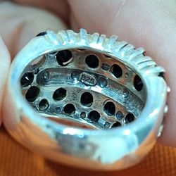 Sz 8 Ring 925 Silver $25