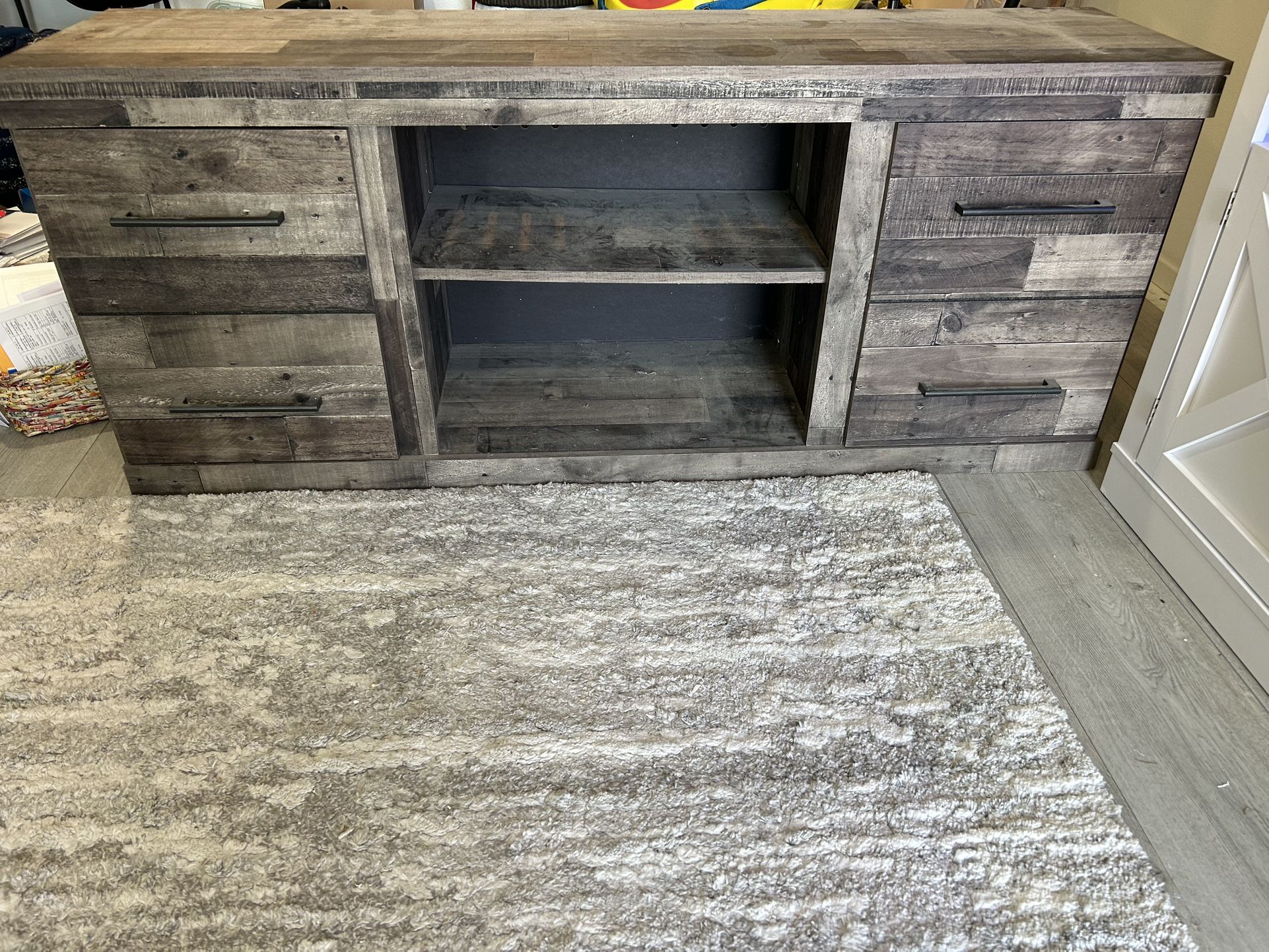 Barn Light Brown Entertainment Center