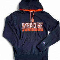 Syracuse Orange Champion Cotton Polyester Athletic Workout Hoodie Medium