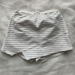 Lulu’s Skort Skirt Shorts White Size M S
