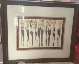 Todd White Framed Caricature Art Print