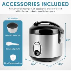 Rice Cooker & Food Steamer NEVER USED; Makes 8 Cups Rice