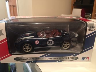 Fleer Jason Giambi #25 Jaguar XK180 Diecast Vehicle 1:24 Scale Hard To Find