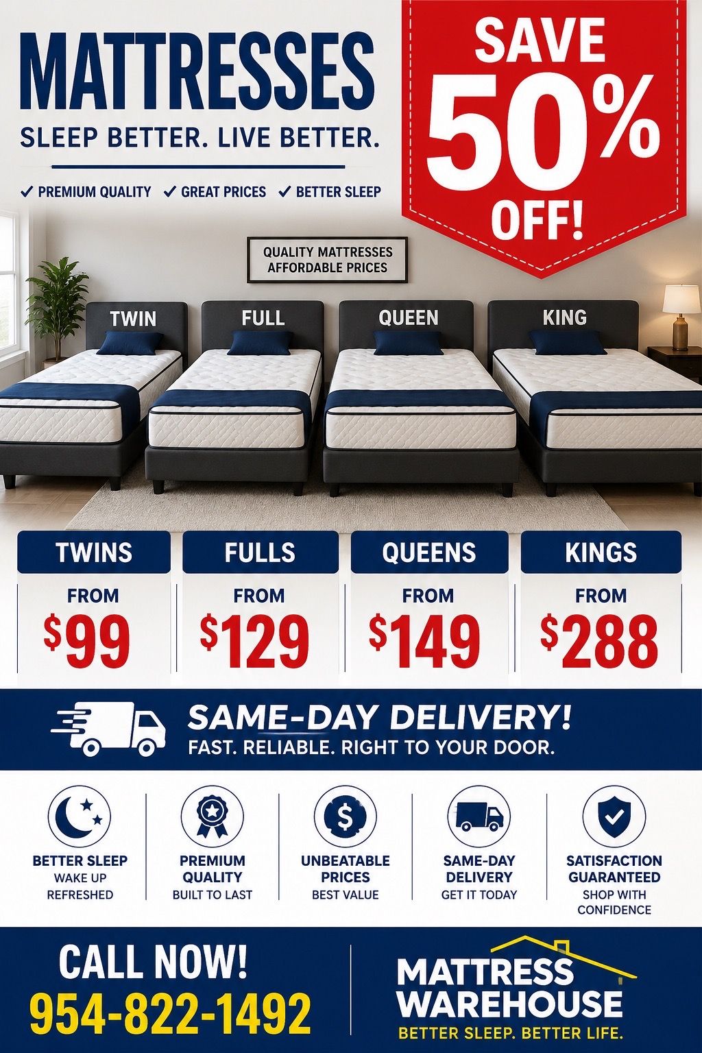 NEW MATTRESSES