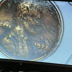 1925 Lincoln cent Error Look Like  weheat Error Coin