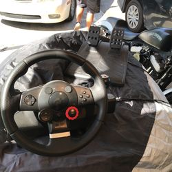 Logitech Driving Force GT E-X5C19 power supply, Steering Wheel, Pedals for  Sale in Diamond Bar, CA - OfferUp