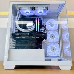 Gaming PC Custom Built by AREA-51✅🕹Full White RGB Set,Intel i7/32GB RAM/2TB🖥1 Yr Wrnty‼️ RTX 5070 GPU💥 $0 Down Finance Available