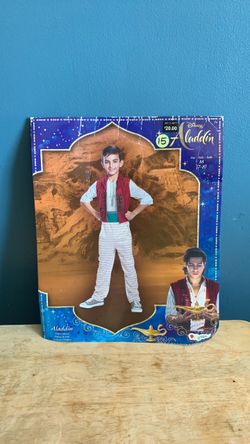 HALLOWEEN DISNEY ALADDIN KIDS SIZE MEDIUM 7-8 COSTUME