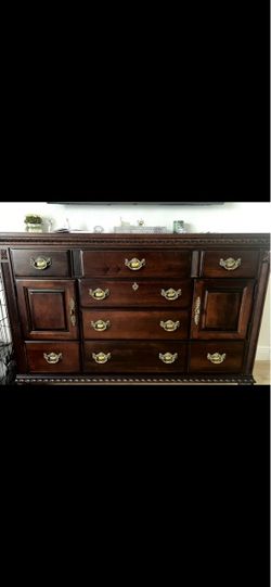 Matching dresser and nightstand + one other nightstand