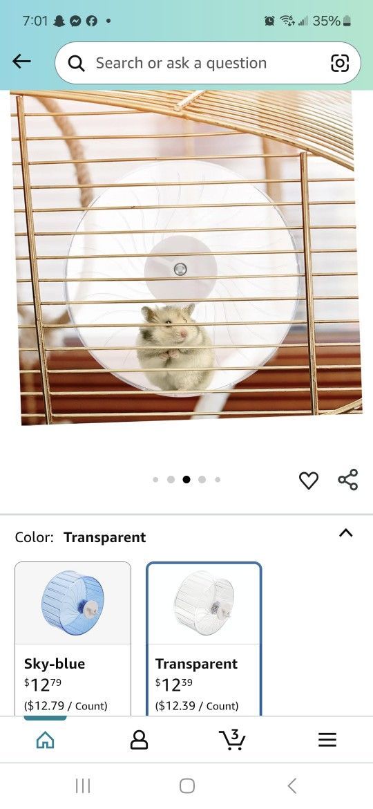 Hamster 🐹, Extercise Wheel