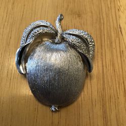 1960s Sarah Coventry Apple Brooch