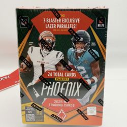  2025 Panini Phoenix NFL Blaster Box Trading Cards 