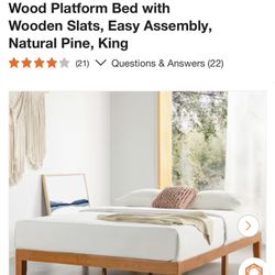 King Bed Frame 