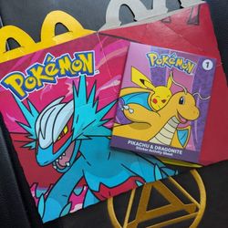 McDonald's Pokemon Happy Meal Cards and Box