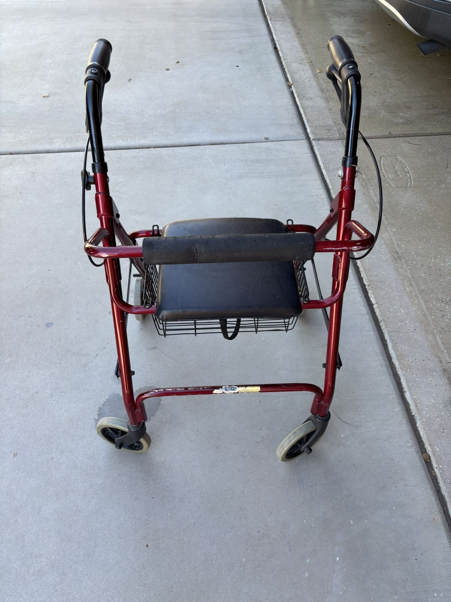 Walker With Seat