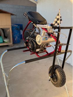 Mini bike with built motor (throw offers)