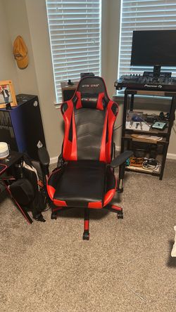 GTRacing Gaming Chair Black and Red