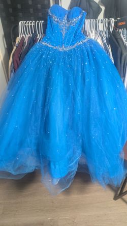 Blue drres quinceañera,prom