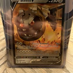 Holo Steelix V 115/185 Ultra Rare Vivid Voltage Pokemon TCG
