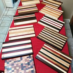 Exotic Hardwood Cutting And Charcuterie Boards
