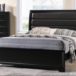 BEAUTIFUL NEW BLACK KING BED ON SALE ONLY $199. IN STOCK SAME DAY DELIVERY 🚚 EASY FINANCING 