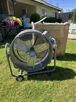 New Shop iLIVING 24-in High Velocity Indoor Floor Fan, in Gray