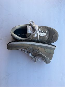 New Balance Grey Suede Sneakers