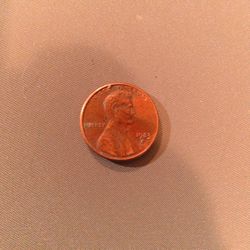 1983 Copper Error Penny