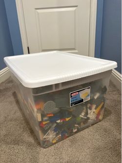 27.2 LB Box Of Lego Bricks