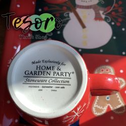 Christmas Stoneware Collection Set 9pc