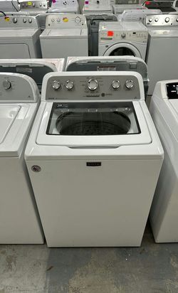 Maytag Top Load Washer in White - High Efficiency, Large Capacity