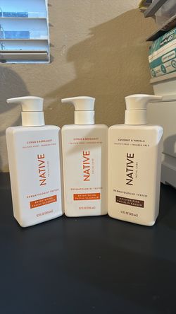 Native Facewash Facial Cleanser 🍊 Citrus and Coconut 🥥 Vanilla Available