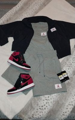 Womens Jordan Flight Crop Top & Shorts Set