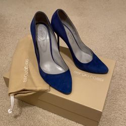 SERGIO ROSSI CobLt Blue Pumps 