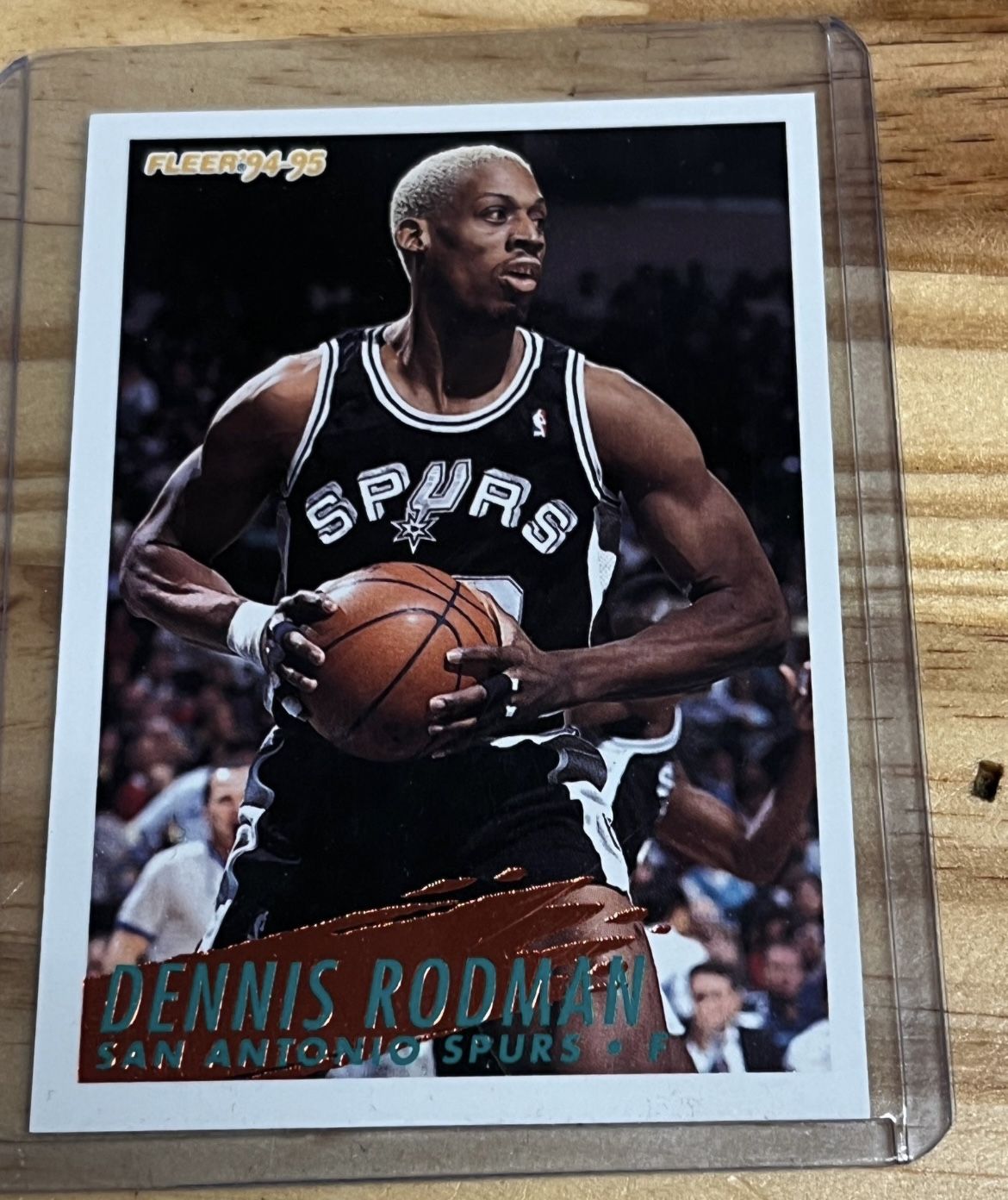 1994-95 Fleer Dennis Rodman #209 San Antonio Spurs