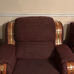 LIVING ROOM COUCH SET (3 Pc)