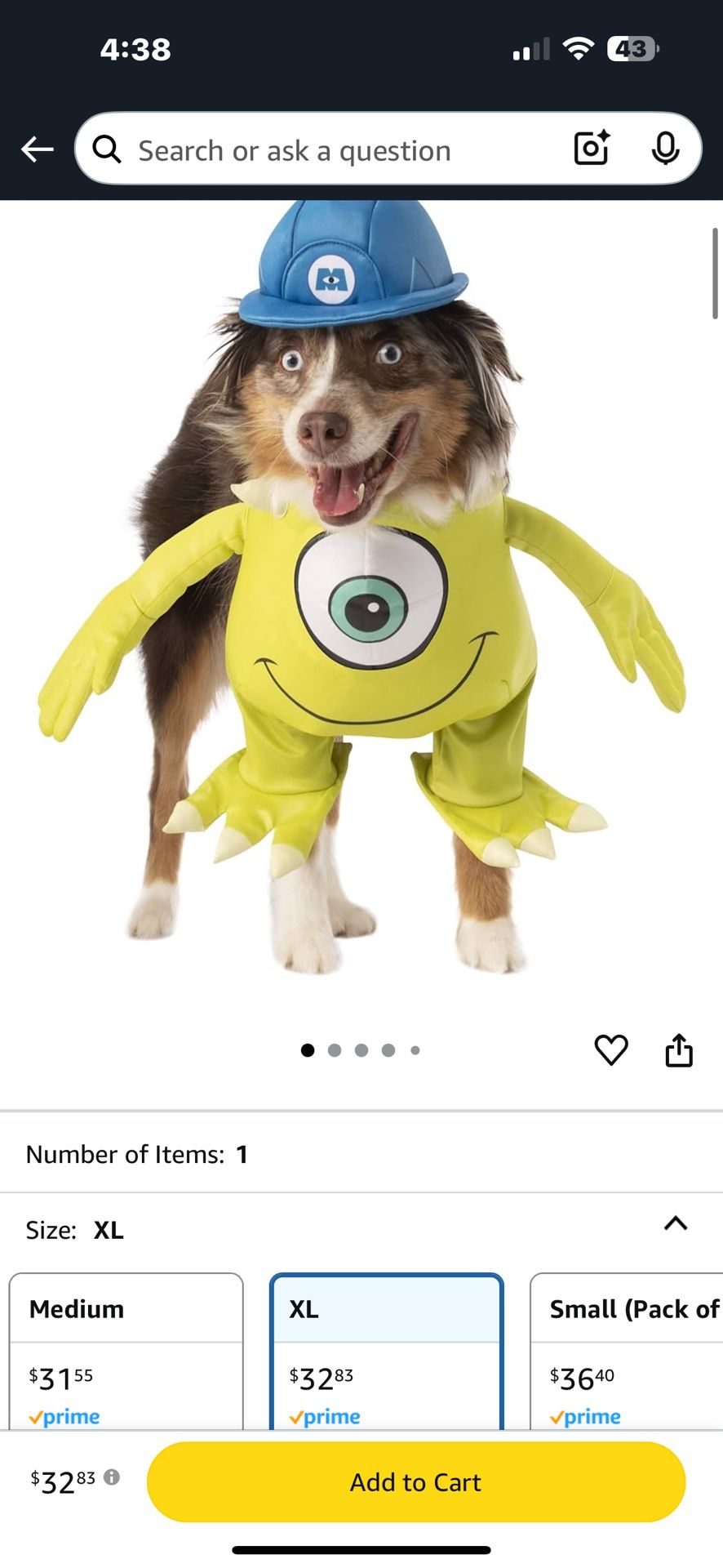 Dog Halloween Costume